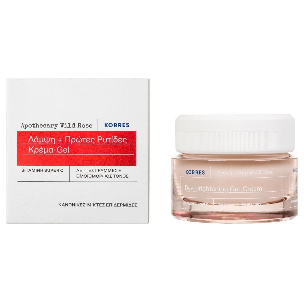 KORRES Anti-Aging Care Pharmacist Wild Rose dieninis skaistinamasis gelis-kremas - 40 ml