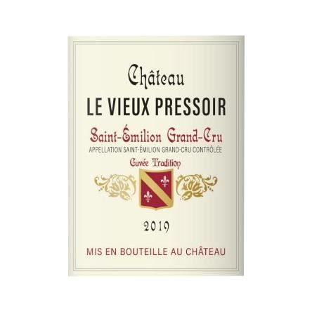 Château le Vieux Pressoir Cuvée Tradition 2019 Saint-Emilion Grand Cru - Vino Tinto Burdeos