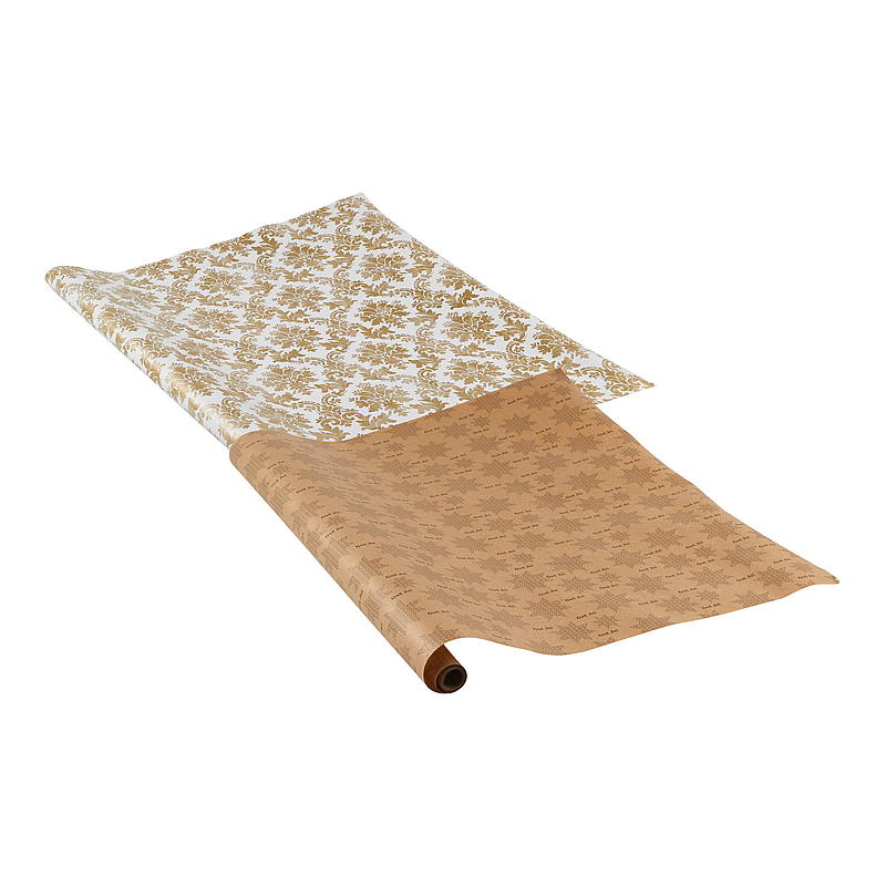 Weihnachtspapier für Zuhause, 5 m x 70 cm, doppelseitig