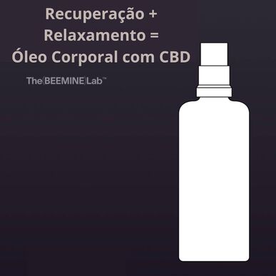 Beemine Lab 1% CBD återfuktande kroppsolja, 100 mg CBD, 100 ml