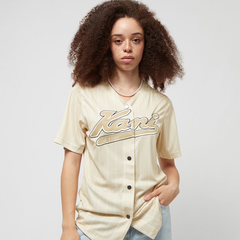 Varsity Pinstripe Baseball Shirt