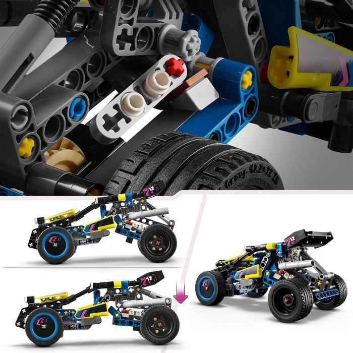 LEGO® 42164 Technic Buggy da corsa fuoristrada, veicolo da rally, giocattolo da costruzione per auto da corsa