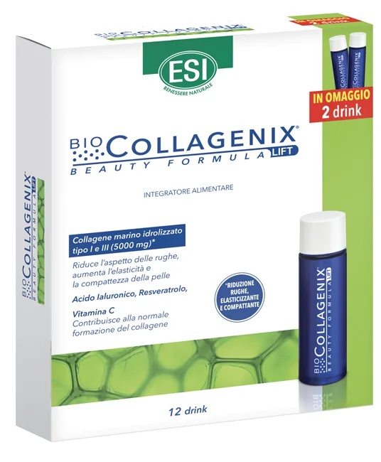 ESI Esi Biocollagenix 12 jooki 30 ml Vananemisvastane toidulisand