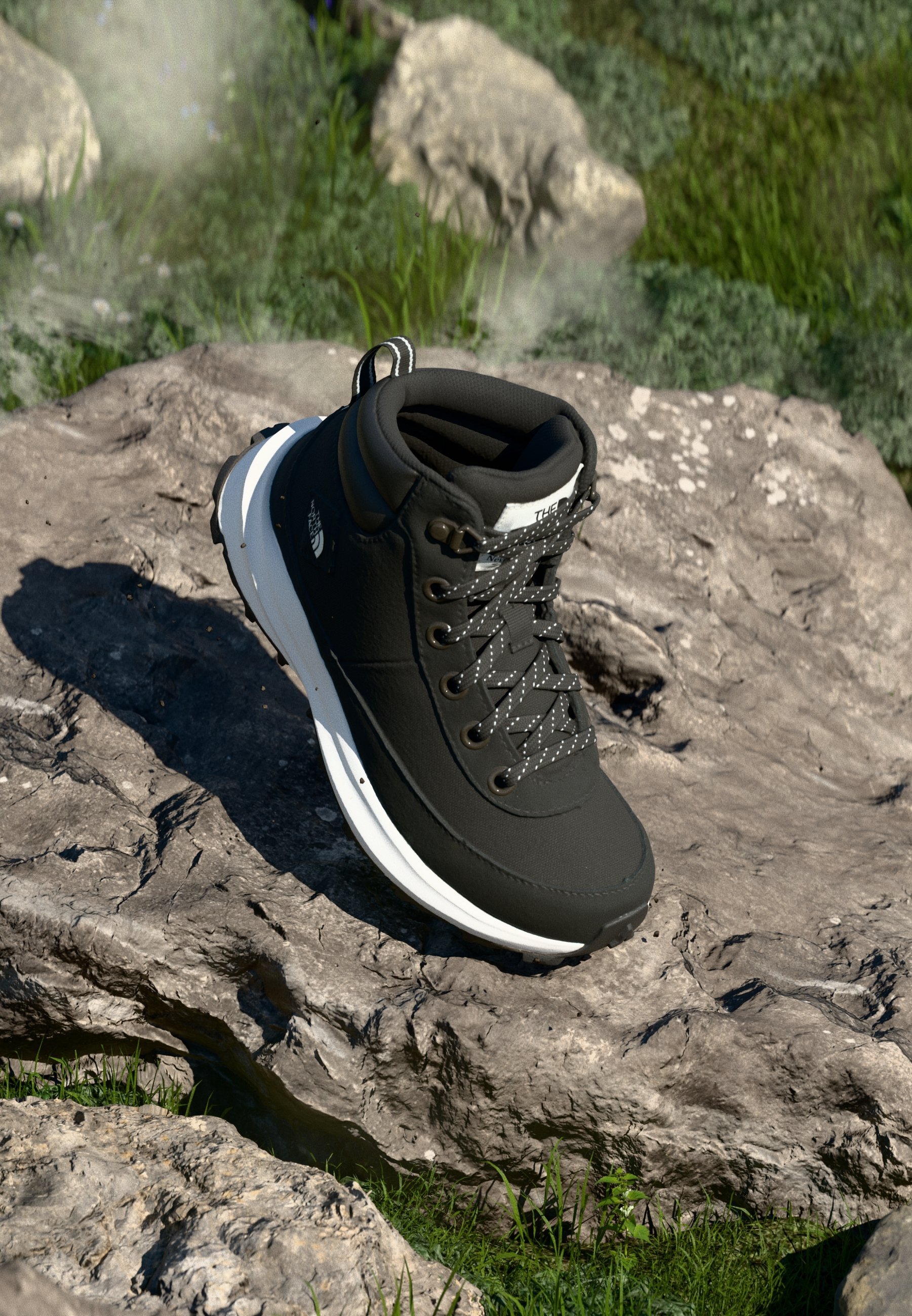 The North Face BACK TO BERKELEY IV Unisex - Wanderschuhe - schwarz/weiß
