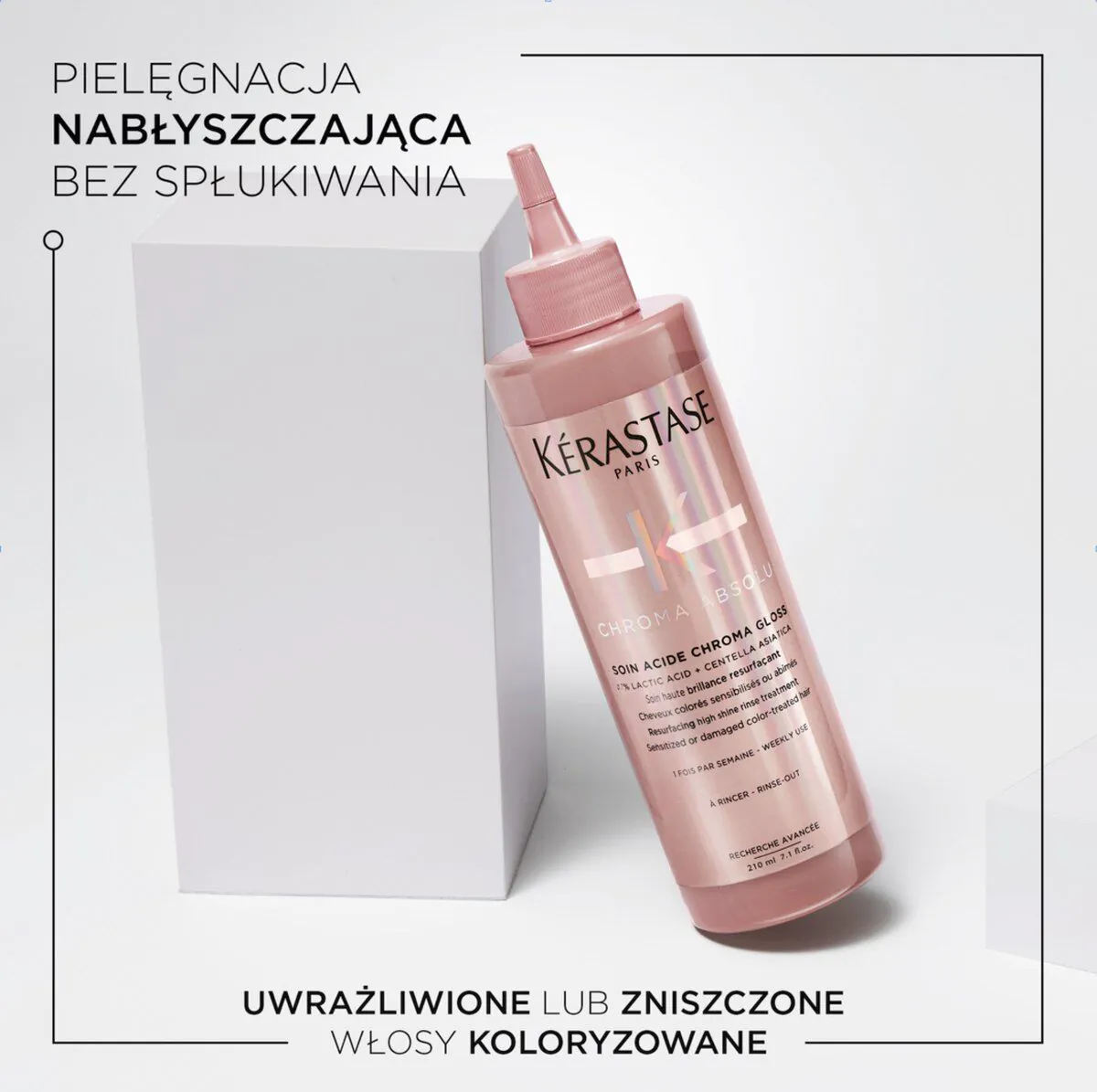 Kérastase Chroma Absolu kwasowa pielęgnacja nabłyszczająca do włosów koloryzowanych Chroma Gloss