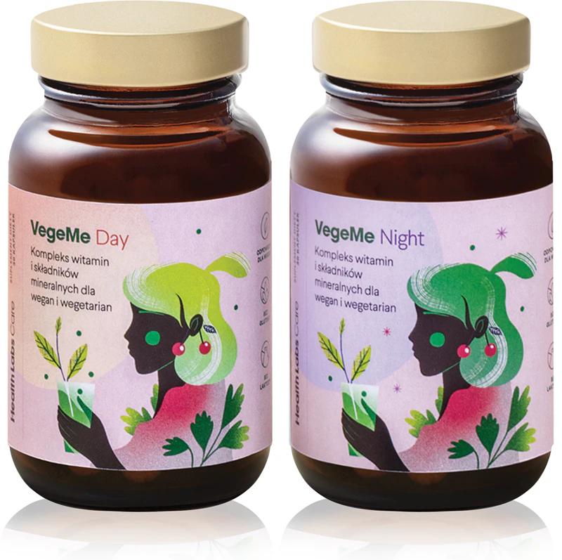 Health Labs Care VegeMe voedingssupplementcapsules met een multivitaminencomplex