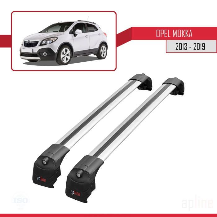 Barras de techo - ACE-2 - Opel Mokka 2013-2019 - Aluminio - Gris - Carga útil < 300 kg