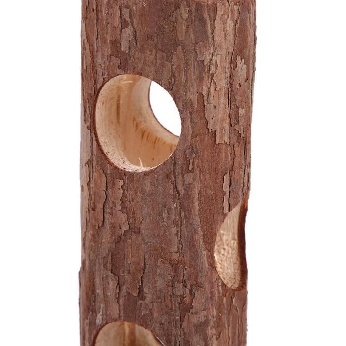 Giocattolo da masticare - TBEST - Tunnel in legno - Non tossico - Per conigli e roditori - Taglia S