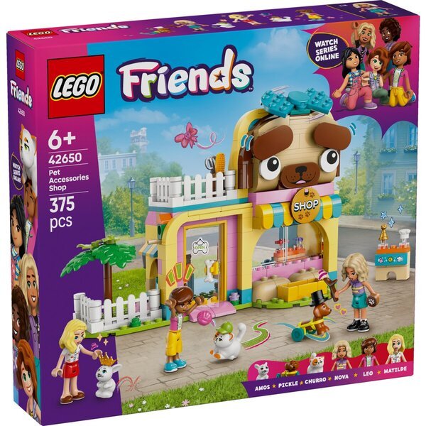 LEGO Friends 42650 Parduotuvė su gyvūnų aksesuarais<br>