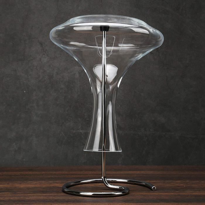 Soporte de secado para decantadores Dioche, soporte de acero inoxidable para decantar vino tinto.