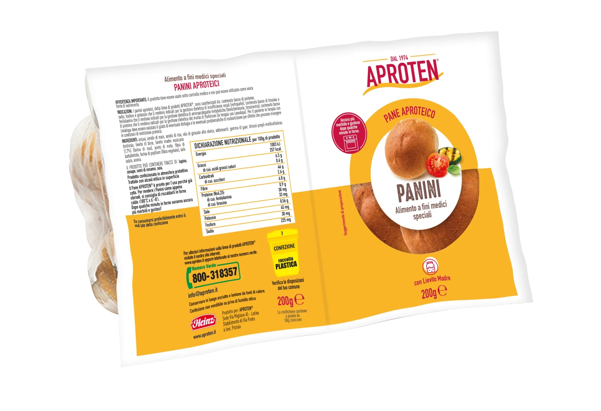 APROTEN Aproten Panini 4x50 g mit Sauerteig