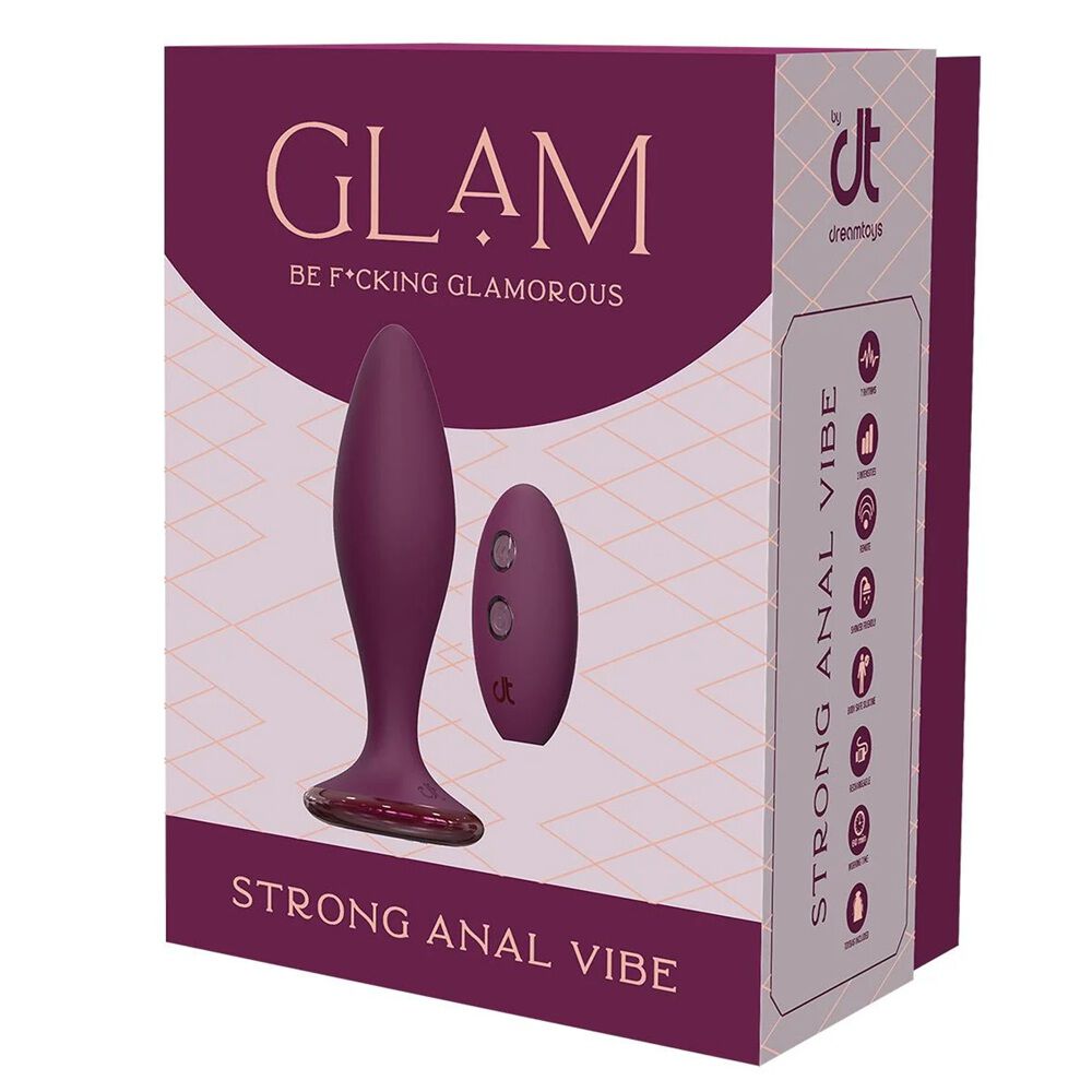 Dream Toys Glam spēcīga anālā vibrācija