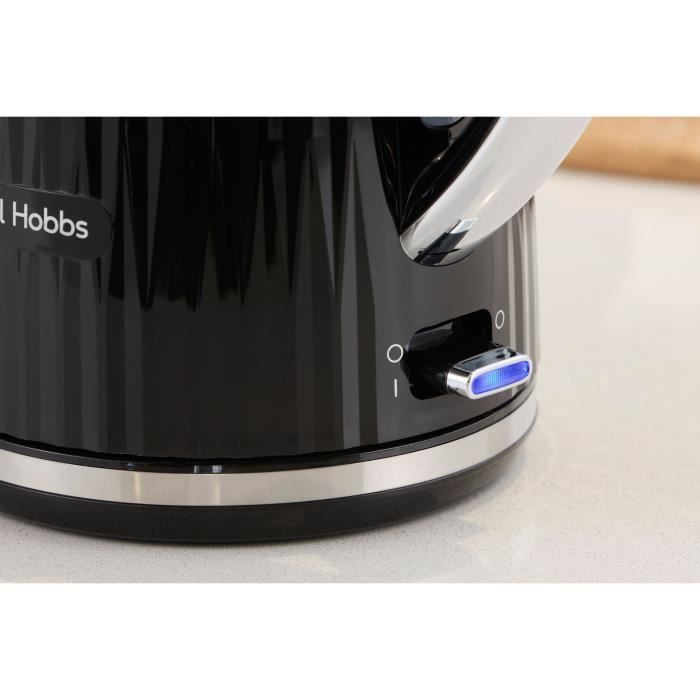 Hervidor de agua - RUSSELL HOBBS - EDEN - 2400 W - 1,7 L - Negro
