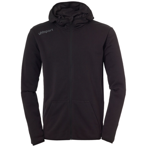  Veste à capuche Essential noire Uhlsport