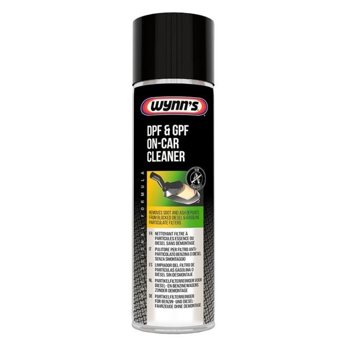 Limpiador de filtros de partículas para gasolina o diésel Wynn's, no requiere desmontaje, 500 ml