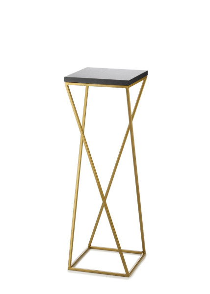 Kwietnik stojący na rośliny 70 cm MDF złoty GLAM