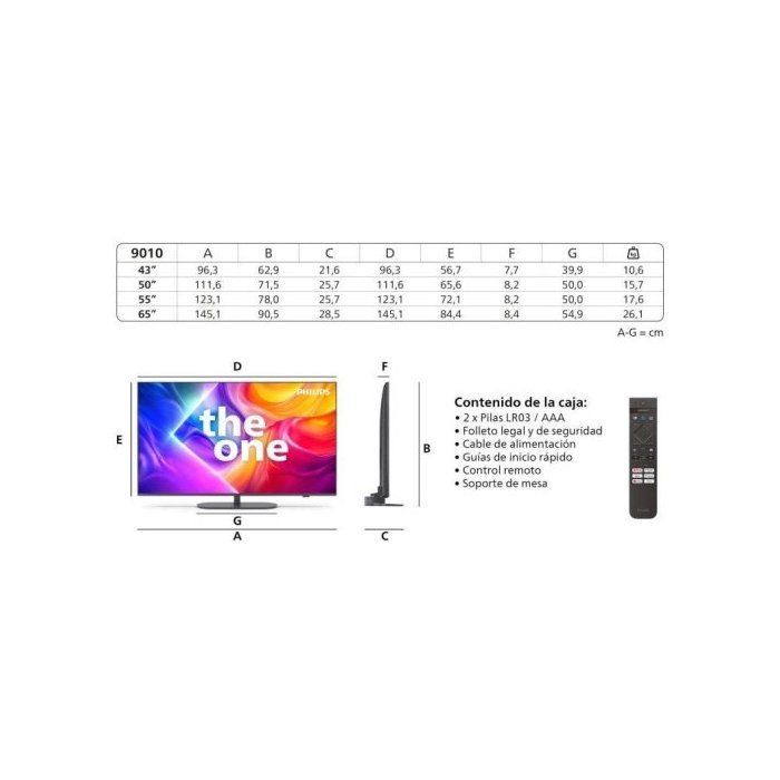 Philips The One Ambilight QLED de 43