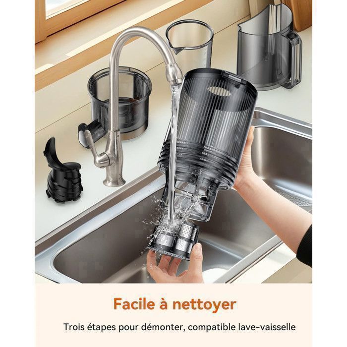 Juicer - Fruit and Vegetable Juicer - 130 mm Feed Chute - 1.8 L - 250 W, BPA Free