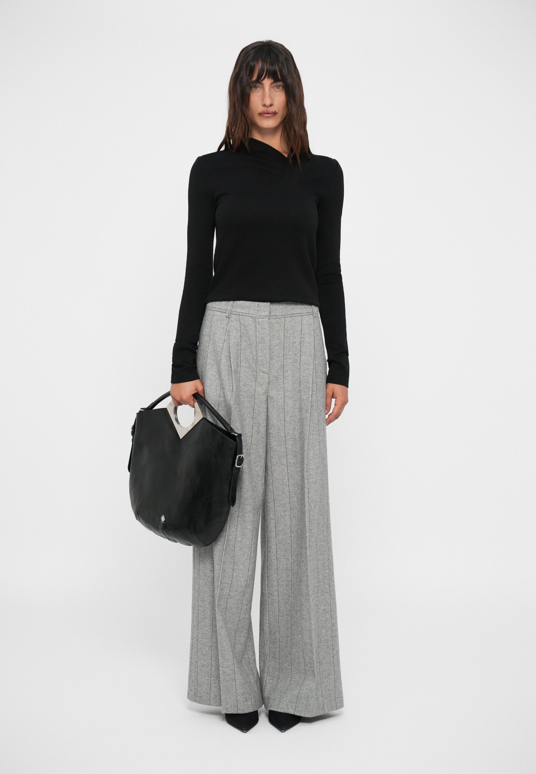 Bally ANNI MOON - Handtas - zwart/palladio