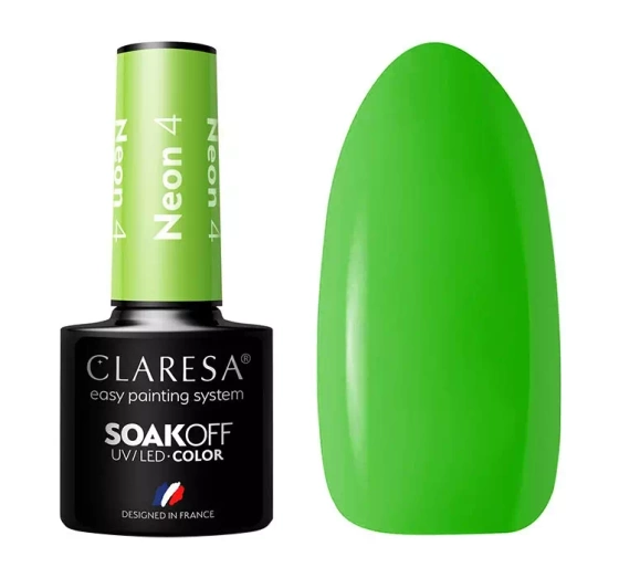 Claresa hybrydowy lakier do paznokci Neon 4 5 g