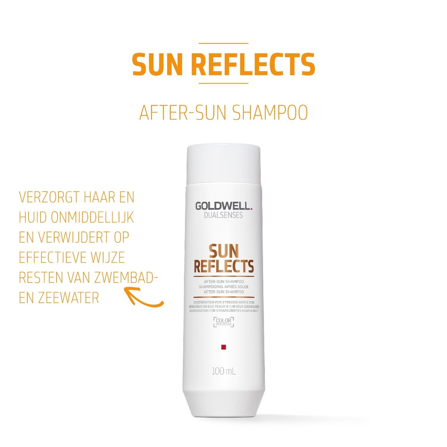 „Goldwell Dualsenses Sun Reflects“ šampūnas nuo saulės, 100 ml