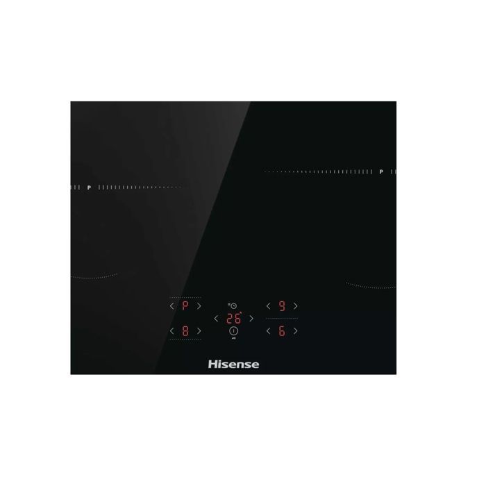 Hisense 60 cm inductiekookplaat met 4 branders, 7200 W, zwart - HI6421BSC