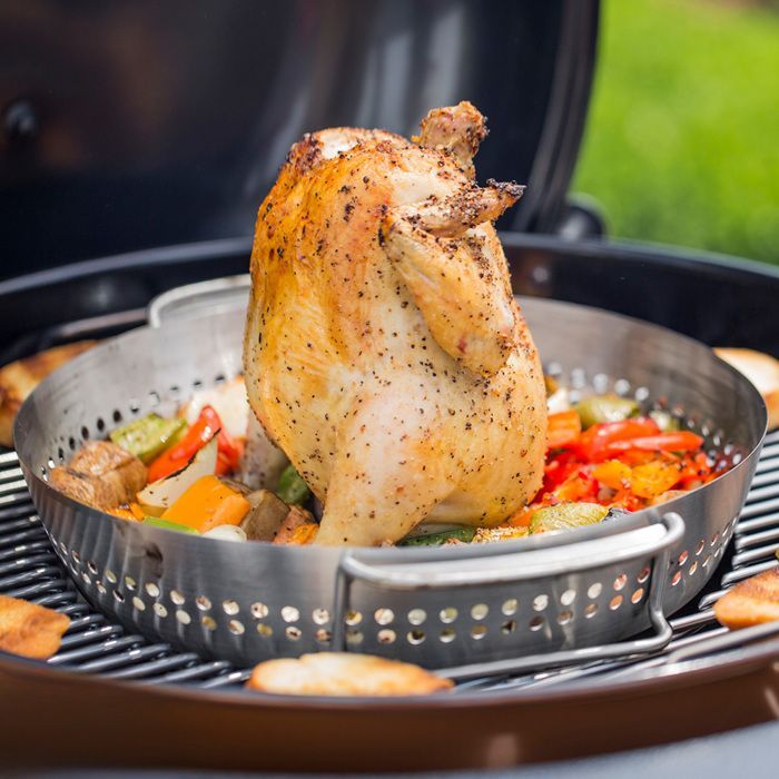 Griglia per arrostire il pollo Weber GBS - Acciaio inossidabile - Grigio