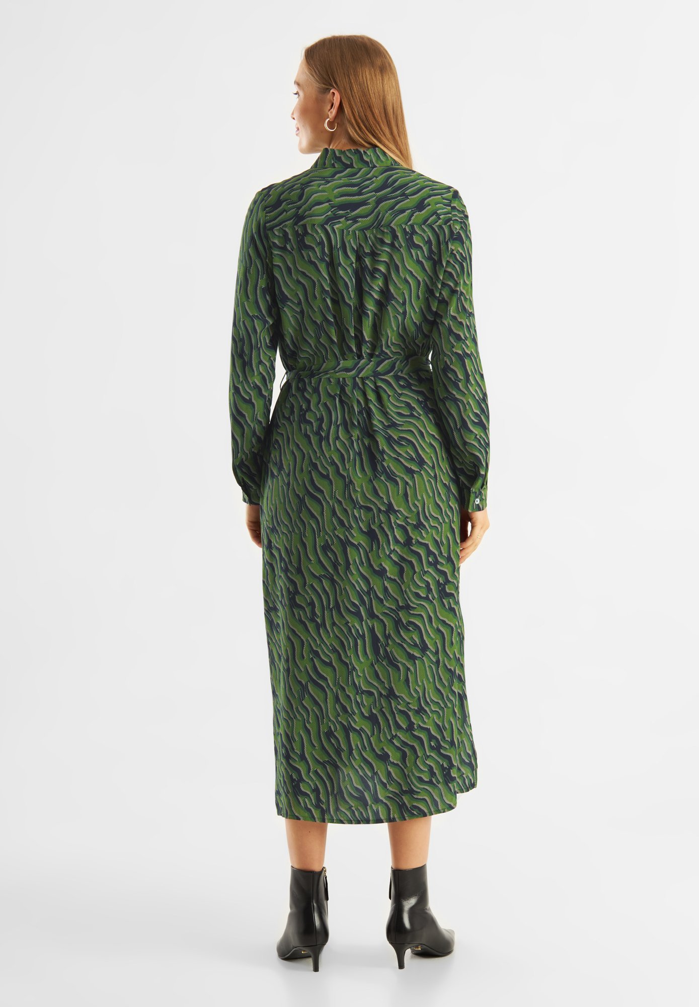 Jascha Stockholm PRINTED LUCIE - Overhemdjurk - groen