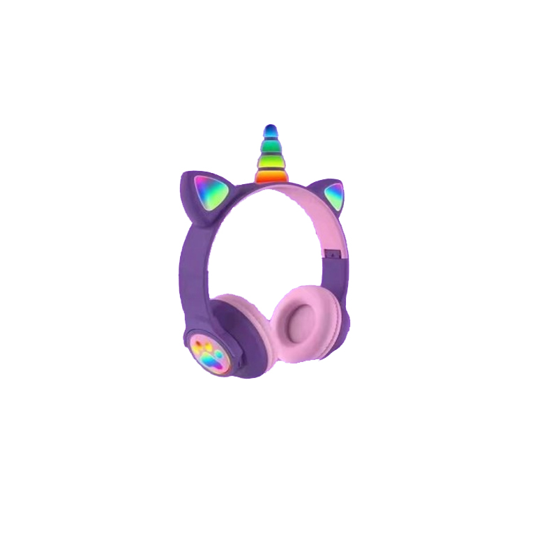 Écouteurs Bluetooth sans fil avec lumière LED licorne TWS-UNI200M