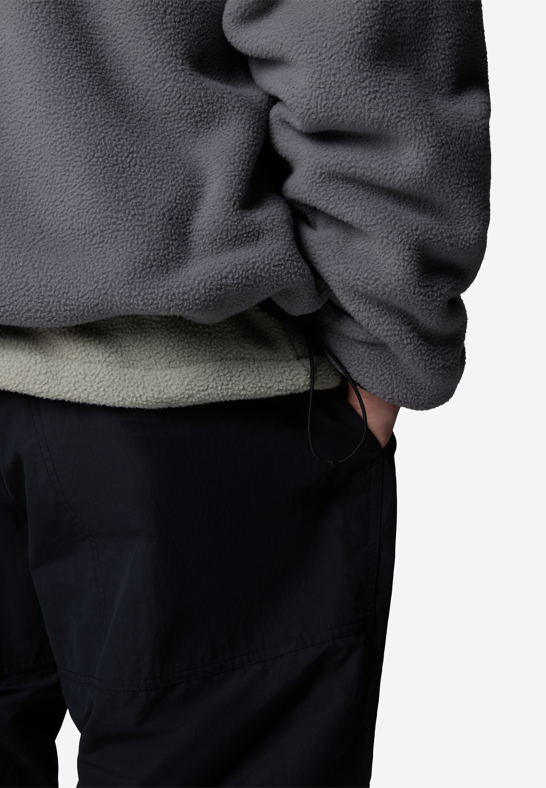 Veste réversible The North Face M YUMIORI - Veste polaire - Noir perle fumée tnf