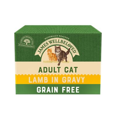 James Wellbeloved Katzenbeutel für ausgewachsene Katzen - Lamm