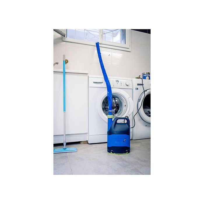 Kit évacuation eau chargée SPIDO CDW400 - Pompe 400 W - Débit 7000 L par heure - Auto ON OFF