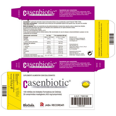 Casenbiotic-kapselit suoliston toimintaan, 30 kapselia.