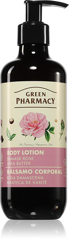 Loção Corporal Green Pharmacy Rosa Damascena e Manteiga de Karité