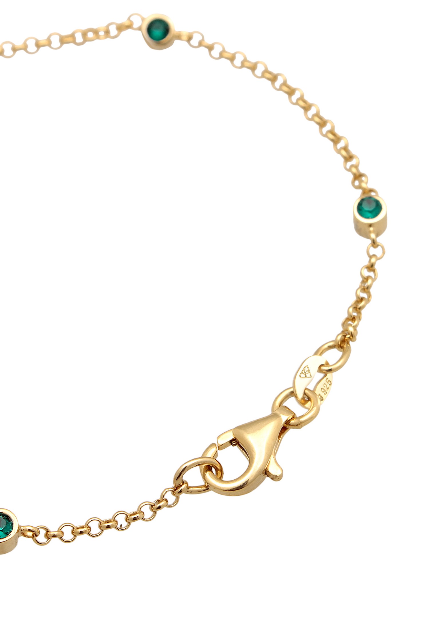 Elli Femmes Basic Filigrane Combinable avec cristaux en argent sterling 925
