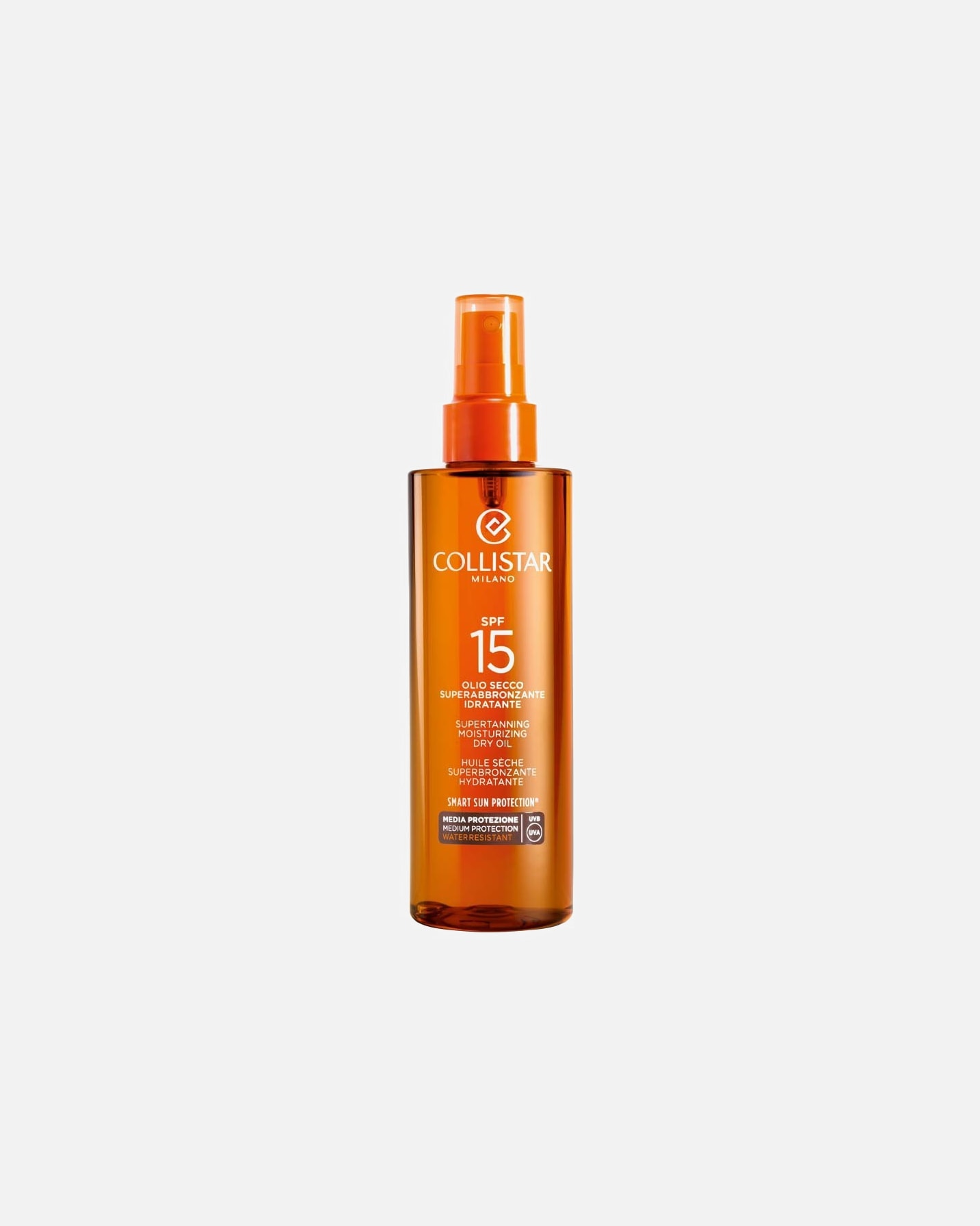 Huile sèche solaire Collistar avec FPS 15 – 200 ml