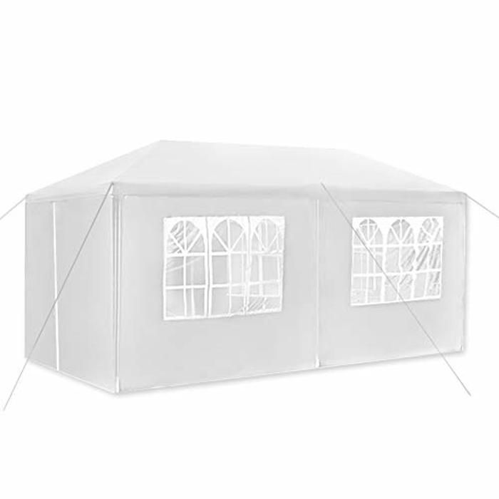 Party Tent - YUENFONG - 3x6m - Waterproof - Quick Assembly - 6 Side Panels