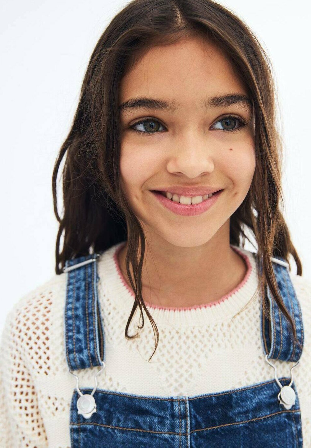 Vestido jeans Mango Kids TEEN - azul escuro