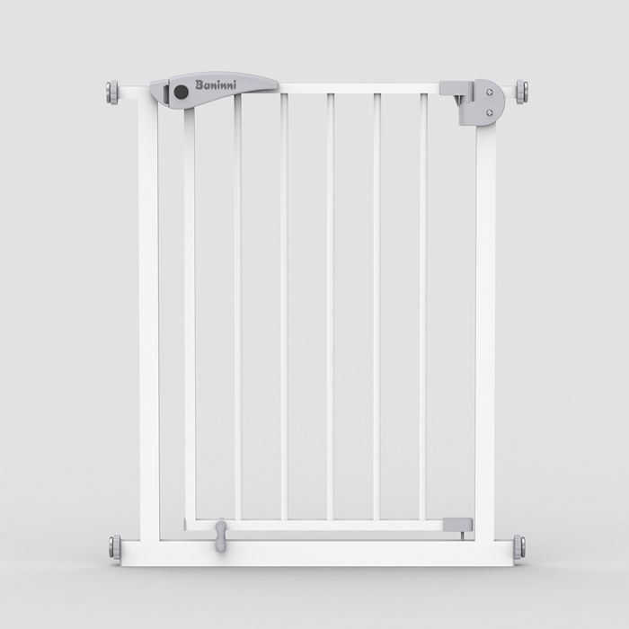 Baninni Fina White Safety Gate - 67 cm to 75 cm