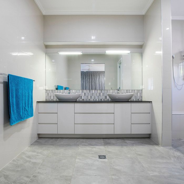 Fita de LED de 70 cm para banheiro com interruptor