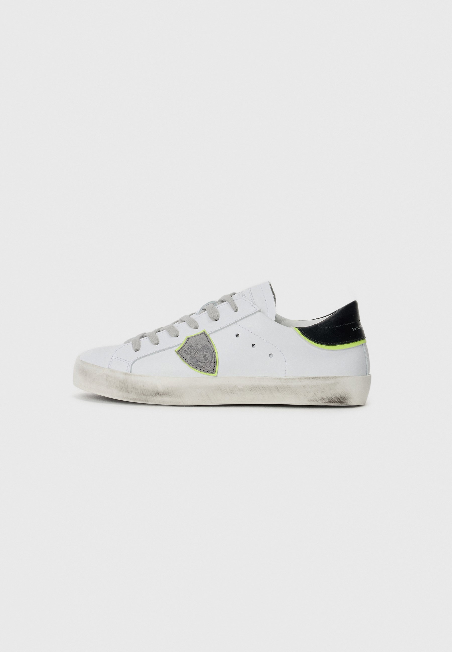 Philippe Modell UNISEX - Sneaker - weiß/schwarz/neongelb/grau