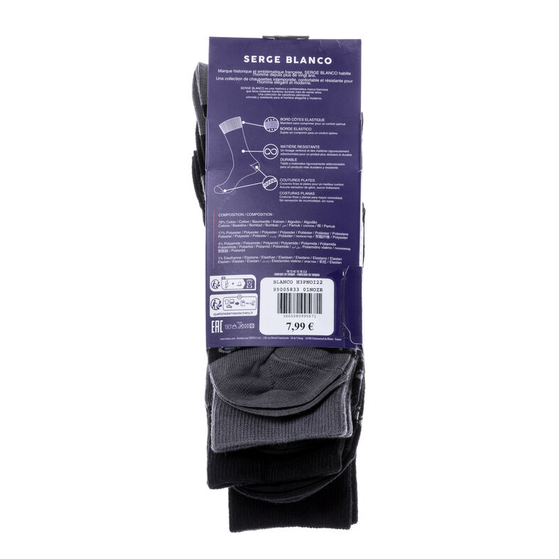 Schwarze Socken und Strumpfhosen für Herren