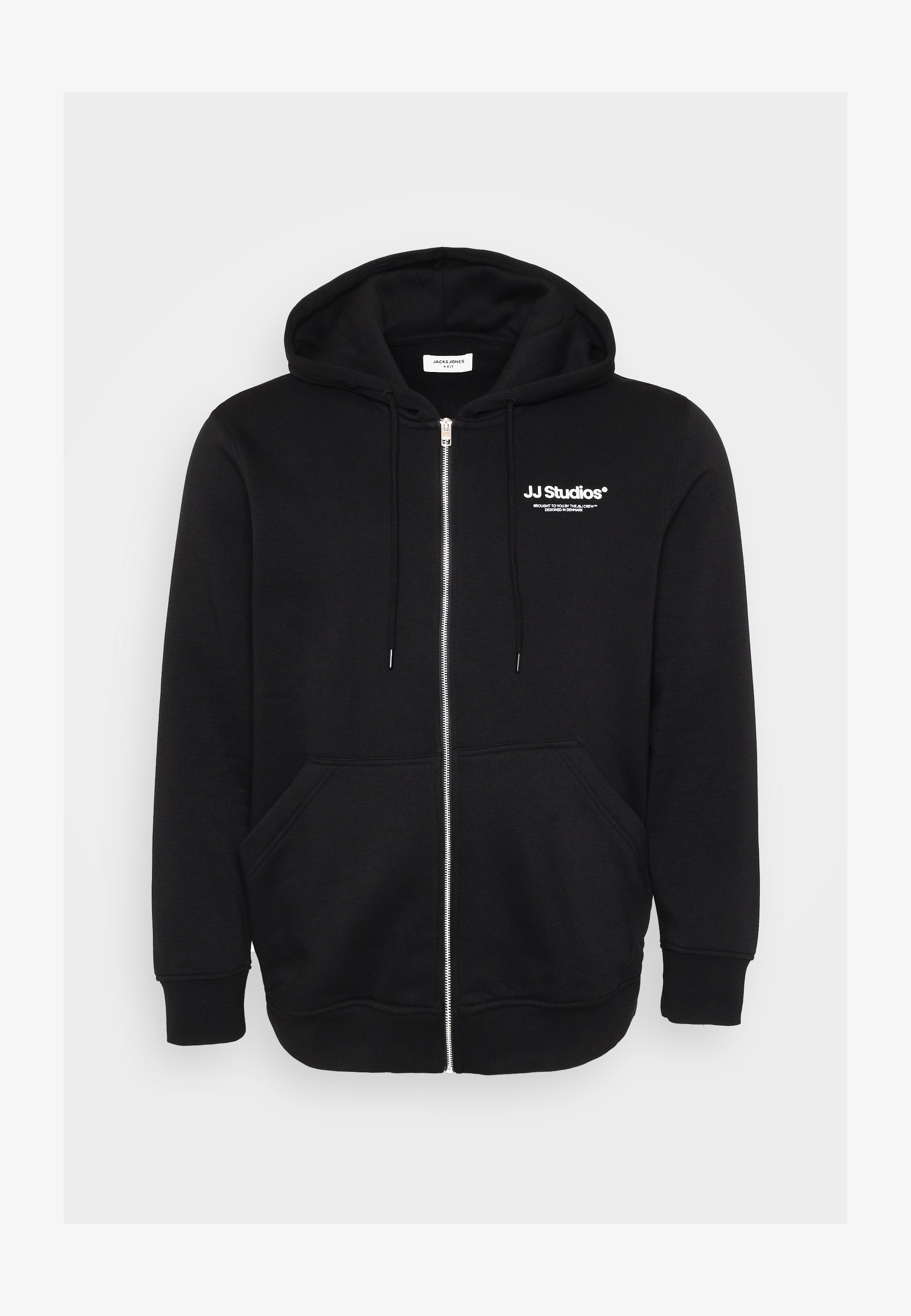 Jack & Jones JJESOHO ZIP HOOD - Sweatshirt met rits - zwart