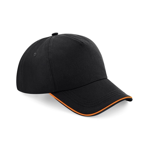 Șapcă Beechfield Authentic cu cinci panouri și paspoal