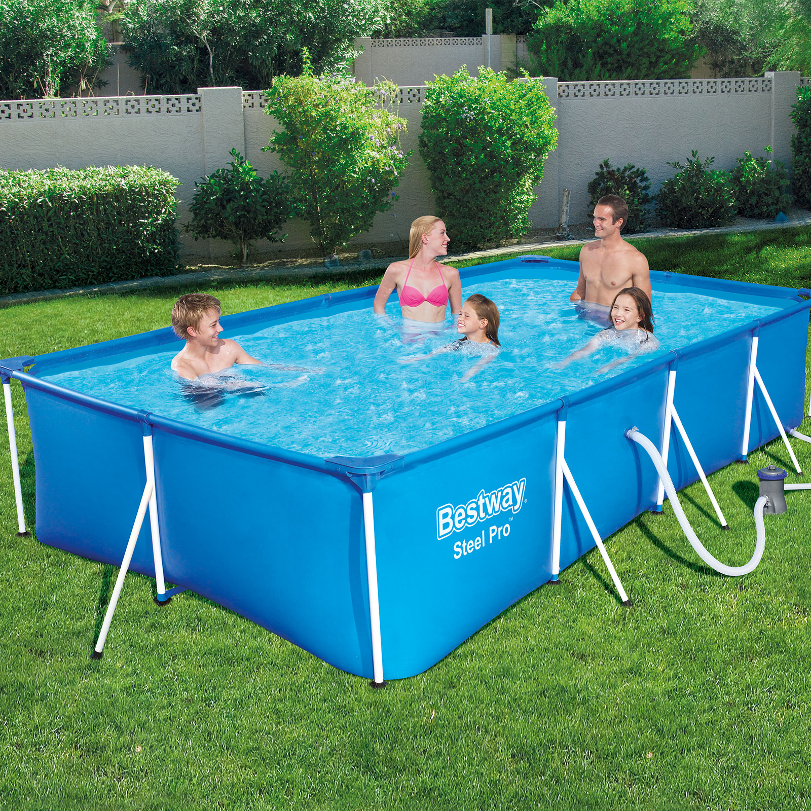 Piscine tubulaire démontable Bestway Family Splash Frame 400x211x81 cm