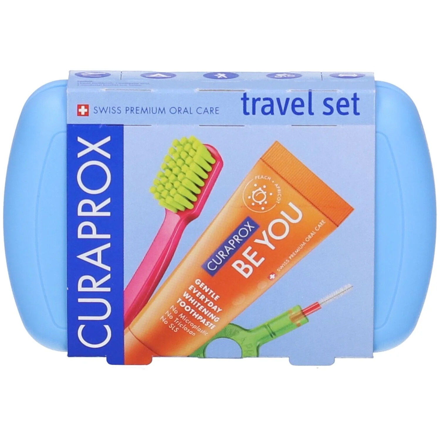 CURAPROX Curaprox Reiseset blau Mundhygiene