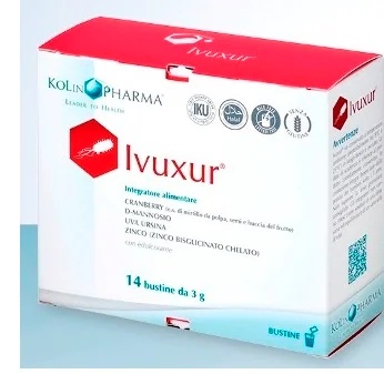 KOLINPHARMA Ivuxur 14 sachês, suplemento alimentar contra cistite
