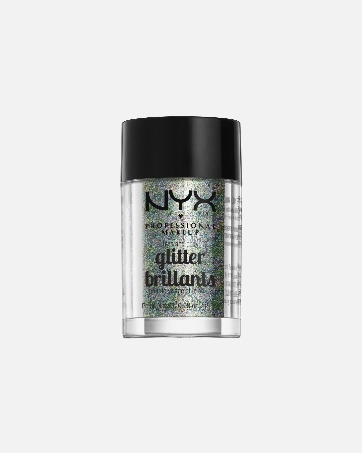 NYX Professional Makeup akių šešėliai „Pride Glitter Brilliants“ – 2,5 g
