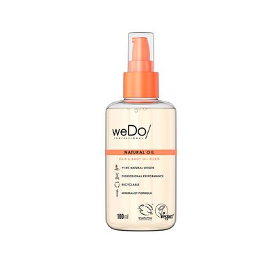 WeDo Professionals Huile Naturelle Élixir Cheveux & Corps Huile Nourrissante et Lissante pour le Corps et les Cheveux 100 ml