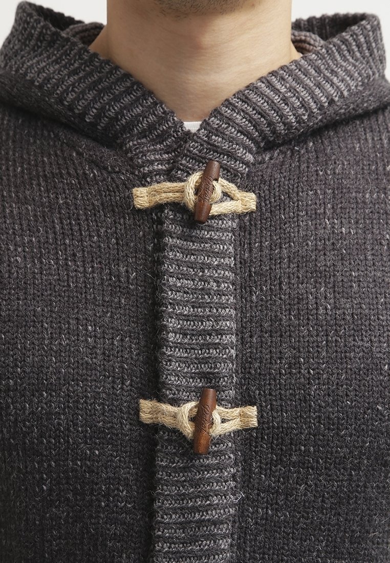 Petrol Industries Cardigan - gemêleerd donkergrijs